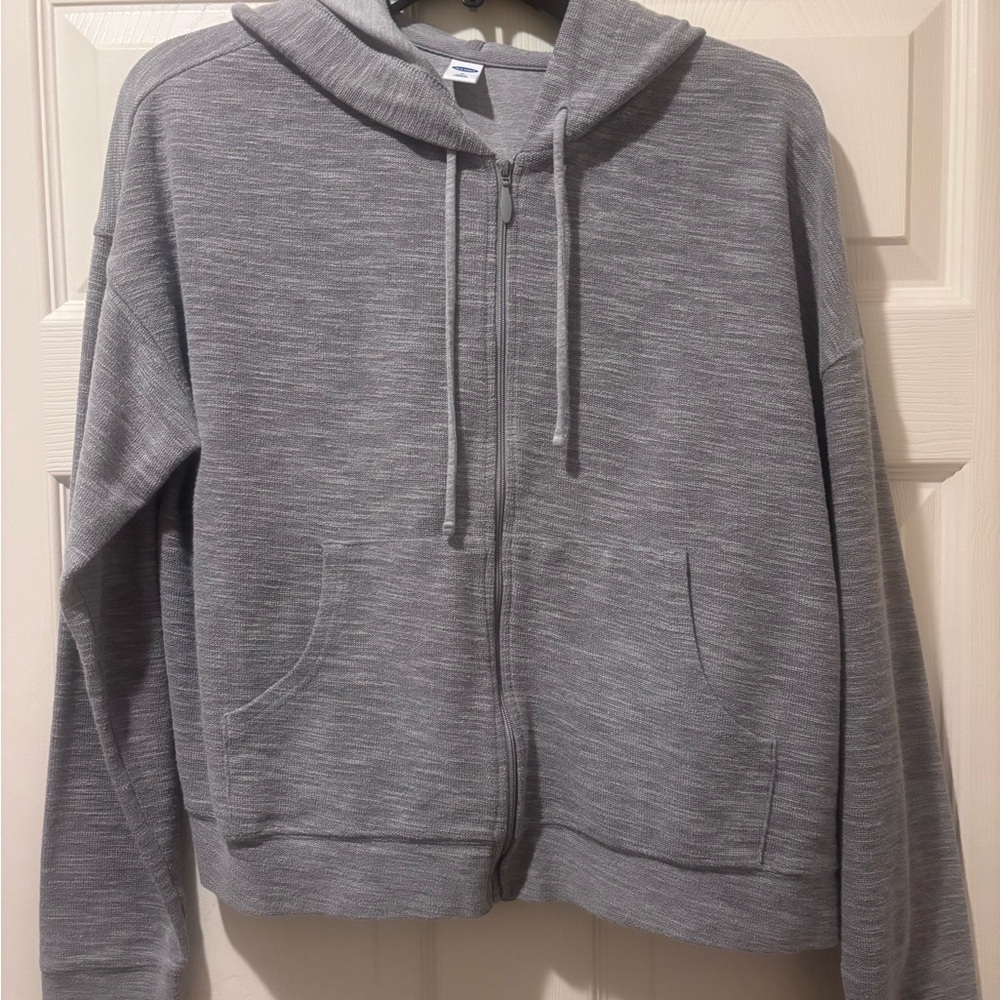 Old Navy Gray Women's Hoodie Jacket